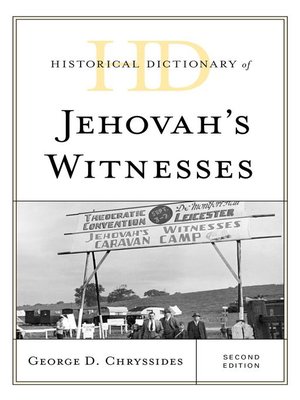 cover image of Historical Dictionary of Jehovah's Witnesses